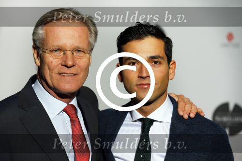 Amsterdam 2 maart 2015
Uitreiking van de tv beelden.
Fons de Poel met zoon Aviv en schoondochter