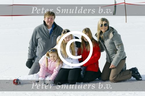 Lech, 23 Februari 2015
Jaarlijkse fotoshoot koninklijke Familie in Lech met Koning willem Alexander, Koningin Maxima, Prinses Beatrix,Prinses Amalia, Prinses Alexia en Prinses Ariane