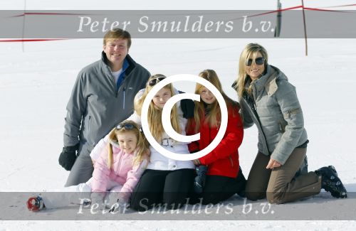 Lech, 23 Februari 2015
Jaarlijkse fotoshoot koninklijke Familie in Lech met Koning willem Alexander, Koningin Maxima, Prinses Beatrix,Prinses Amalia, Prinses Alexia en Prinses Ariane