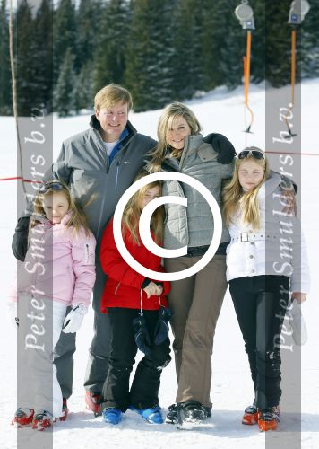 Lech, 23 Februari 2015
Jaarlijkse fotoshoot koninklijke Familie in Lech met Koning willem Alexander, Koningin Maxima, Prinses Beatrix,Prinses Amalia, Prinses Alexia en Prinses Ariane