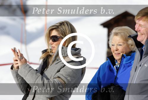 Lech, 23 Februari 2015
Jaarlijkse fotoshoot koninklijke Familie in Lech met Koning willem Alexander, Koningin Maxima, Prinses Beatrix,Prinses Amalia, Prinses Alexia en Prinses Ariane