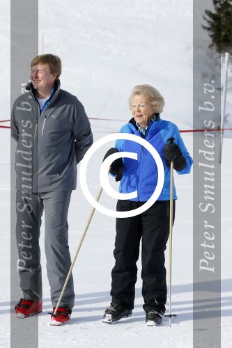 Lech, 23 Februari 2015
Jaarlijkse fotoshoot koninklijke Familie in Lech met Koning willem Alexander, Koningin Maxima, Prinses Beatrix,Prinses Amalia, Prinses Alexia en Prinses Ariane