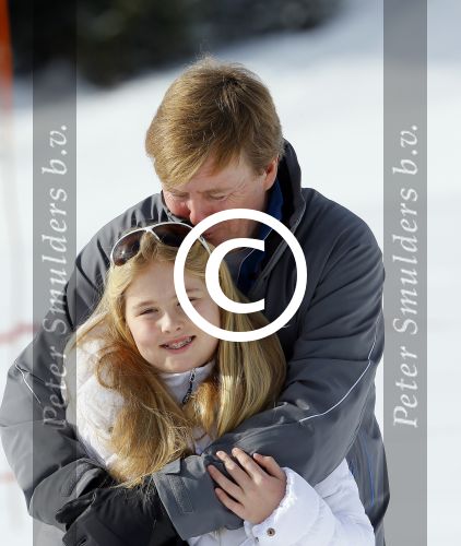 Lech, 23 Februari 2015
Jaarlijkse fotoshoot koninklijke Familie in Lech met Koning willem Alexander, Koningin Maxima, Prinses Beatrix,Prinses Amalia, Prinses Alexia en Prinses Ariane