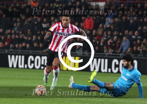Eindhoven, 19 Februari 2015
1/16 finale UEFA Cup Seizoen 2014-2015
PSV-FC Zenith, eindstand 0-1
Memphis Depay
Foto Junior Smulders