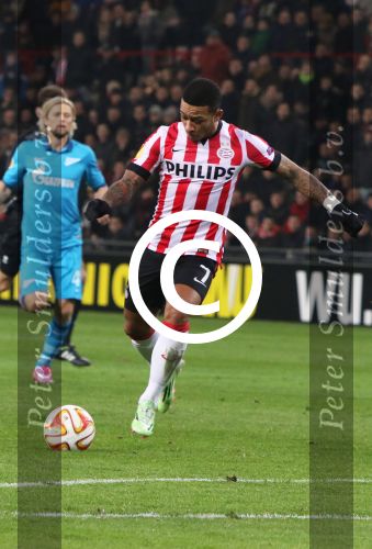 Eindhoven, 19 Februari 2015
1/16 finale UEFA Cup Seizoen 2014-2015
PSV-FC Zenith, eindstand 0-1
Memphis Depay
Foto Junior Smulders