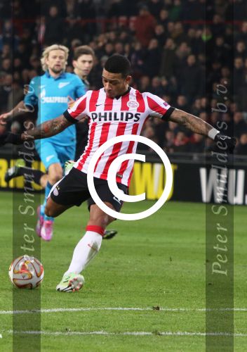 Eindhoven, 19 Februari 2015
1/16 finale UEFA Cup Seizoen 2014-2015
PSV-FC Zenith, eindstand 0-1
Memphis Depay
Foto Junior Smulders