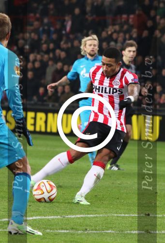 Eindhoven, 19 Februari 2015
1/16 finale UEFA Cup Seizoen 2014-2015
PSV-FC Zenith, eindstand 0-1
Memphis Depay
Foto Junior Smulders