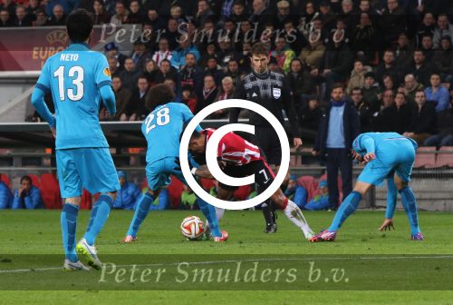 Eindhoven, 19 Februari 2015
1/16 finale UEFA Cup Seizoen 2014-2015
PSV-FC Zenith, eindstand 0-1

Foto Junior Smulders