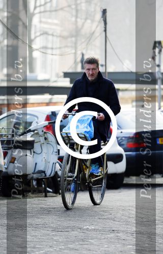 Amsterdam 19 februari 2015
Michael Pilarczyk op de fiets in Amsterdam.