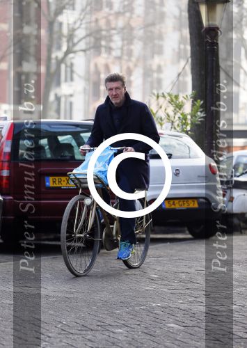 Amsterdam 19 februari 2015
Michael Pilarczyk op de fiets in Amsterdam.