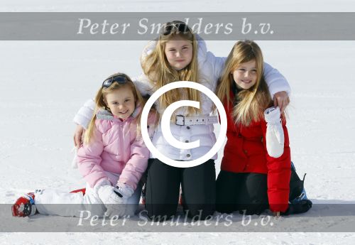 Lech, 23 Februari 2015
Jaarlijkse fotoshoot koninklijke Familie in Lech met Koning willem Alexander, Koningin Maxima, Prinses Beatrix,Prinses Amalia, Prinses Alexia en Prinses Ariane