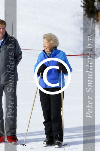 Lech, 23 Februari 2015
Jaarlijkse fotoshoot koninklijke Familie in Lech met Koning willem Alexander, Koningin Maxima, Prinses Beatrix,Prinses Amalia, Prinses Alexia en Prinses Ariane