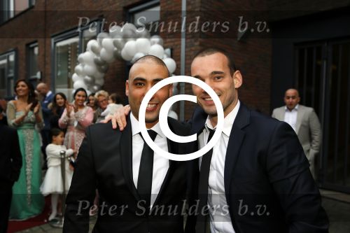 Utrecht, 5 Januari 2015
Trouwen Redouan Diba met Jessica Diba
Getuigen waren Wesley Sneijder en Yolanthe Sneijder