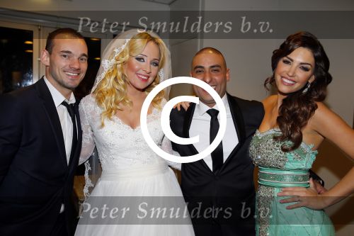 Utrecht, 5 Januari 2015
Trouwen Redouan Diba met Jessica Diba
Getuigen waren Wesley Sneijder en Yolanthe Sneijder