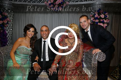 Utrecht, 5 Januari 2015
Trouwen Redouan Diba met Jessica Diba
Getuigen waren Wesley Sneijder en Yolanthe Sneijder