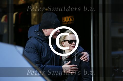 Amsterdam 15 februari 2015
Renee Soutendijk met haar man Thed Lenssen op de pc hooftstraat