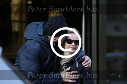 Amsterdam 15 februari 2015
Renee Soutendijk met haar man Thed Lenssen op de pc hooftstraat