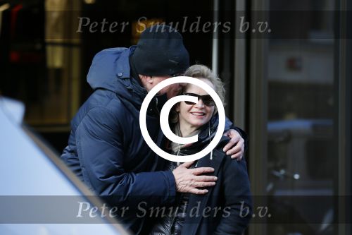 Amsterdam 15 februari 2015
Renee Soutendijk met haar man Thed Lenssen op de pc hooftstraat