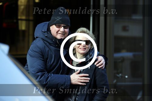 Amsterdam 15 februari 2015
Renee Soutendijk met haar man Thed Lenssen op de pc hooftstraat