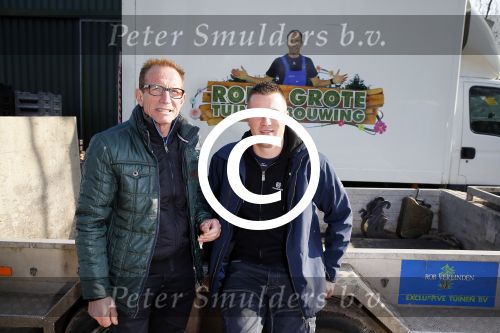 Eemnes 15 februari 2015
Rob Verlinden en zijn collega ivo Putman op de kwekerij van Rob