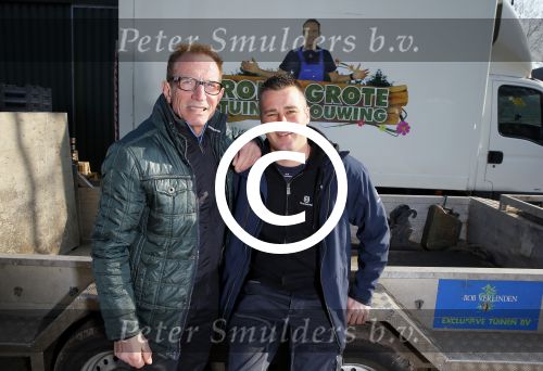 Eemnes 15 februari 2015
Rob Verlinden en zijn collega ivo Putman op de kwekerij van Rob