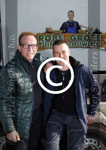 Eemnes 15 februari 2015
Rob Verlinden en zijn collega ivo Putman op de kwekerij van Rob
