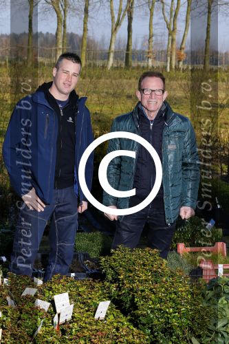 Eemnes 15 februari 2015
Rob Verlinden en zijn collega ivo Putman op de kwekerij van Rob