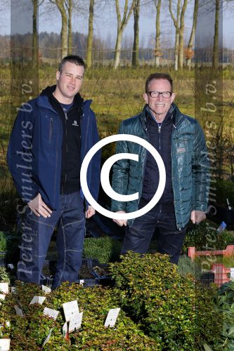 Eemnes 15 februari 2015
Rob Verlinden en zijn collega ivo Putman op de kwekerij van Rob