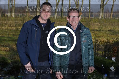Eemnes 15 februari 2015
Rob Verlinden en zijn collega ivo Putman op de kwekerij van Rob