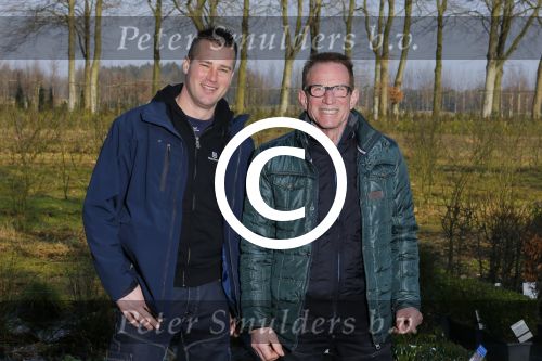 Eemnes 15 februari 2015
Rob Verlinden en zijn collega ivo Putman op de kwekerij van Rob