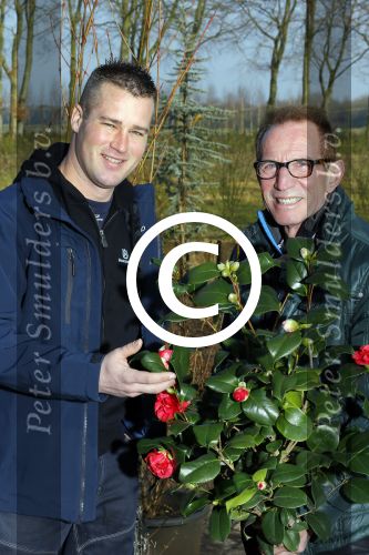 Eemnes 15 februari 2015
Rob Verlinden en zijn collega ivo Putman op de kwekerij van Rob