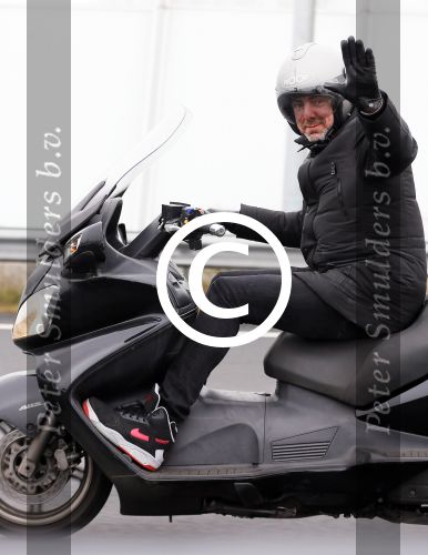 Muiden 11 februari 2015
Ruud de Wild op zijn motor op de A1