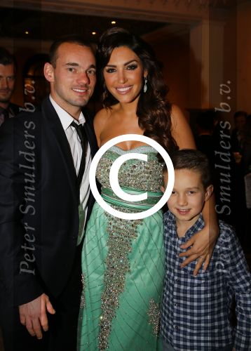 Utrecht, 5 Januari 2015
Trouwen Redouan Diba met Jessica Diba
Getuigen waren Wesley Sneijder met zoontje Jessey Sneijder en Yolanthe Sneijder