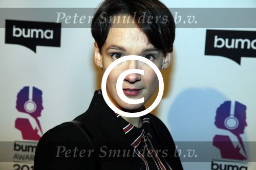 Hilversum 15 februari 2016
Buma awards in studio 21 op het mediapark. Anne v Veen met partner Han