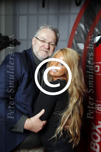 Den Haag 12 februari 2016
Samantha ( Barbie) en haar man Michael v d Plas met hun manager Jake Hampel zijn vrouw en hun PT