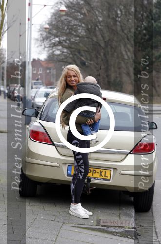 Den Haag 12 februari 2016
Samantha ( Barbie) en haar man Michael v d Plas met hun manager Jake Hampel zijn vrouw en hun PT