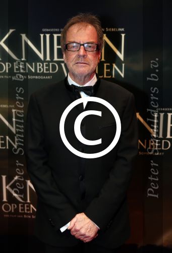 Amsterdam 22 februari 2016
Premiere Knielen op een Bed Violen in Tuschinski , Noortje Herlaar en partner Barry Atsma spelen de hoofdrol.  Ben Sombogaart
