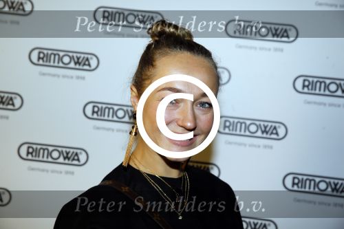 Amsterdam 23 februari 2016 
Opening Rimowa winkel op de pc hooftstraat door Romee Strijd.
Carolien Spoor