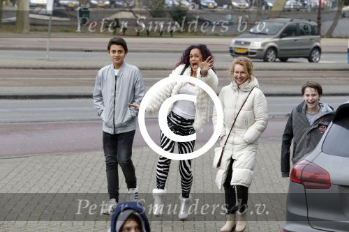 Amsterdam 13 februari 2016 
Premiere Zootropolis in het tropenmuseum.
Chimene van Oosterhout en zoon Lyam Last