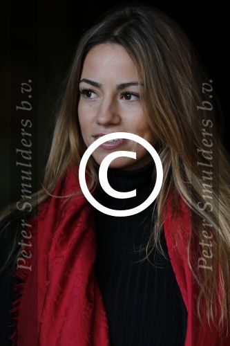 Hoorn 25 februari 2016
Christie Bokma de (ex) vriendin van Rafael v d Vaart.