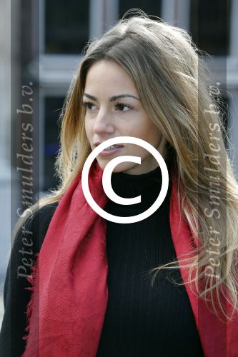 Hoorn 25 februari 2016
Christie Bokma de (ex) vriendin van Rafael v d Vaart.
