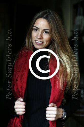 Hoorn 25 februari 2016
Christie Bokma de (ex) vriendin van Rafael v d Vaart.