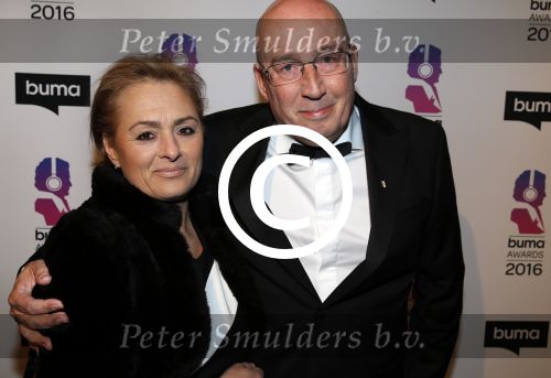 Hilversum 15 februari 2016
Buma awards in studio 21 op het mediapark. Daniel Dekker met vrouw