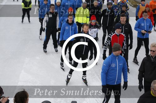 Biddinghuizen 6 maart 2016
De hollandse 100 georganiseerd door prins Bernhard jr . 10 km schaatsen en 90km fietsen .
De opbrengst gaat naar het onderzoek tegen lymphe klier kanker. Danny Menken met broer en Jeroen v Noort