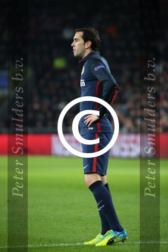 Eindhoven, 24 Februari 2016
1/8 Finale PSV-Atletico Madrid, eindstand 0-0
Diego Godin