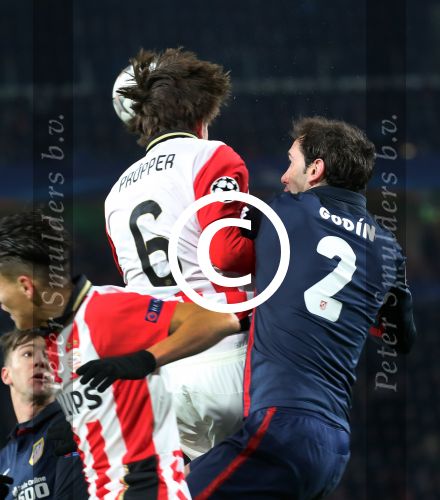 Eindhoven, 24 Februari 2016
1/8 Finale PSV-Atletico Madrid, eindstand 0-0
Diego Godin
