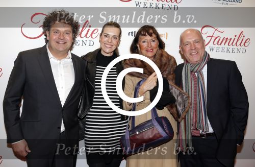 Amsterdam 16 februari 2016
Premiere Familie weekend in Tuschinski. Dirk Zeelenberg met vrouw en schoonouders