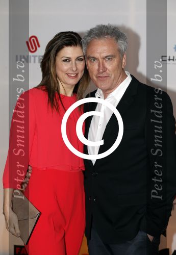 Amsterdam 7 maart 2016 
Uitreiking tv beelden in de passengers terminal .
Euvgenia Parakhina met partner Jeroen