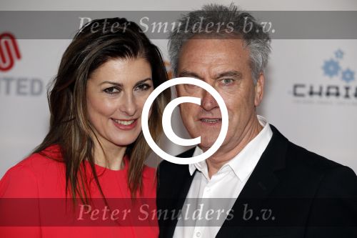 Amsterdam 7 maart 2016 
Uitreiking tv beelden in de passengers terminal .
Euvgenia Parakhina met partner Jeroen