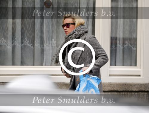 Amsterdam 15 februari 2016
Eva Jinek op straat in Amsterdam zuid.